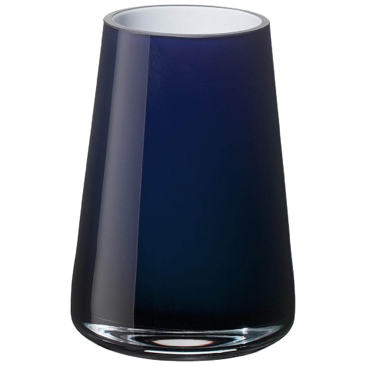 Vaso Villeroy & Boch Numa Grande Midnight Sky - Vetro Soffiato Blu, 34 Cm, Per Fiori O Decorazione