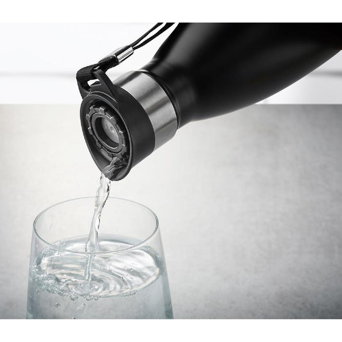 GEFU Thermotrinkflasche OLIMPIO, 750 ml schwarz