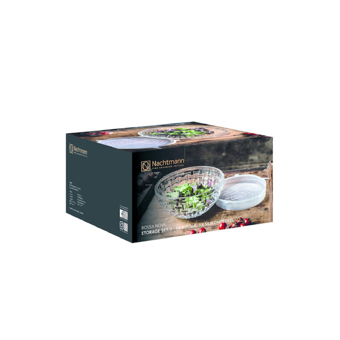 Nachtmann Bossa Nova Schale Storage Set/2 1 Schale 23 cm + 1 Silikondeckel