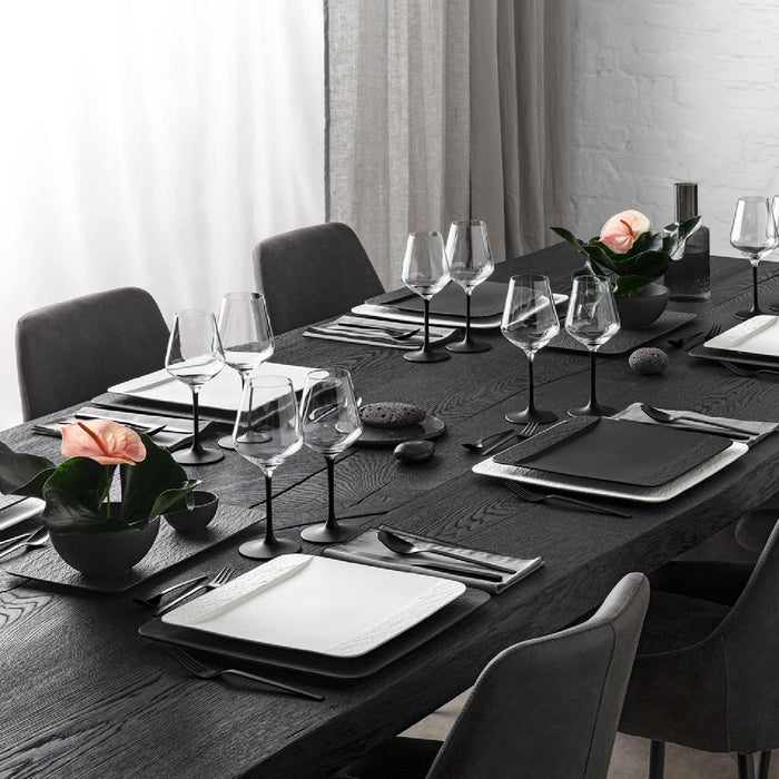 Villeroy & Boch Manufacture Rock Weißweinkelch, Set 4tlg.