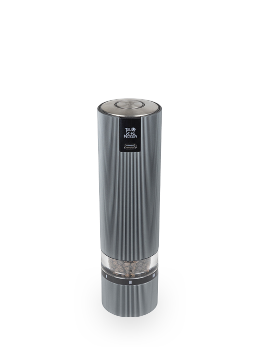 Peugeot Line Sense Elektrische Pfeffermühle, u‘Select, 20 cm, Carbon, (wiederaufladbar) Lithium-Ionen-Akku