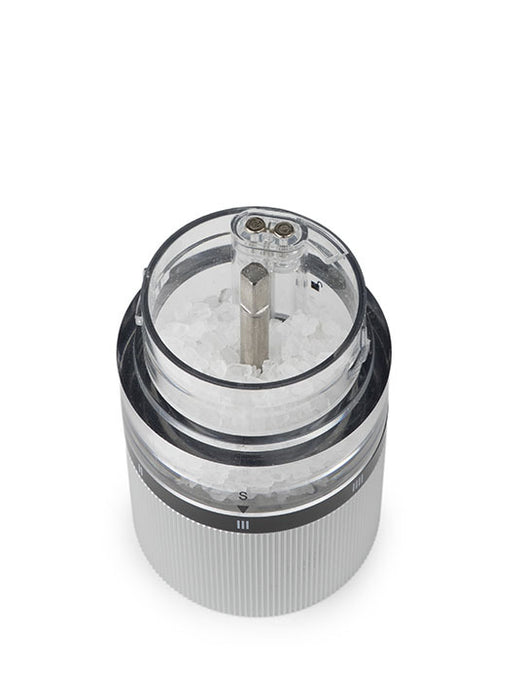 Peugeot Line Sense Elektrische Salzmühle, u‘Select, 20 cm, Aluminium, (wiederaufladbar) Lithium-Ionen-Akku
