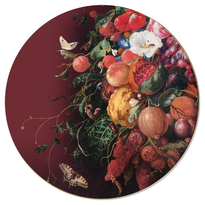 Goebel Jan Davidsz de Heem  - Girlande aus Blumen+Früchten - Wandbild