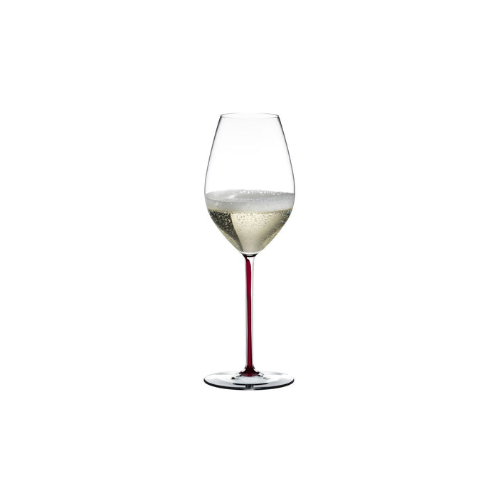 FATTO A MANO CHAMPAGNE WINE GLASS DRACHEN ROT