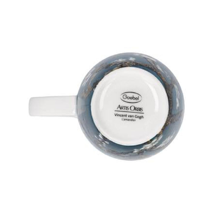 Goebel Vincent van Gogh  Mandelbaum Blau Teetasse mit Deckel und Sieb