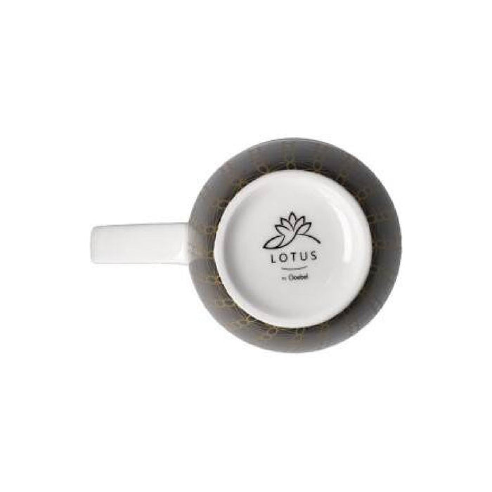 Goebel Yin Yang Schwarz - Teetasse mit Deckel und Sieb — Haushaltwaren HOH