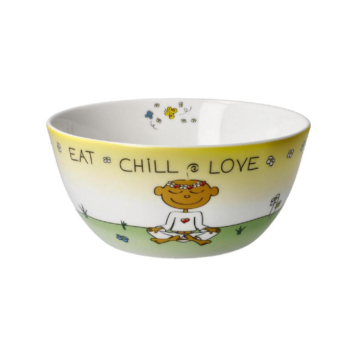 Goebel Wohnaccessoires Der kleine Yogi - "Eat Chill Love" - Schale