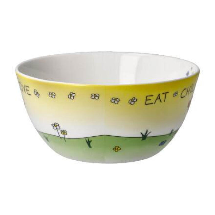 Goebel Wohnaccessoires Der kleine Yogi - "Eat Chill Love" - Schale