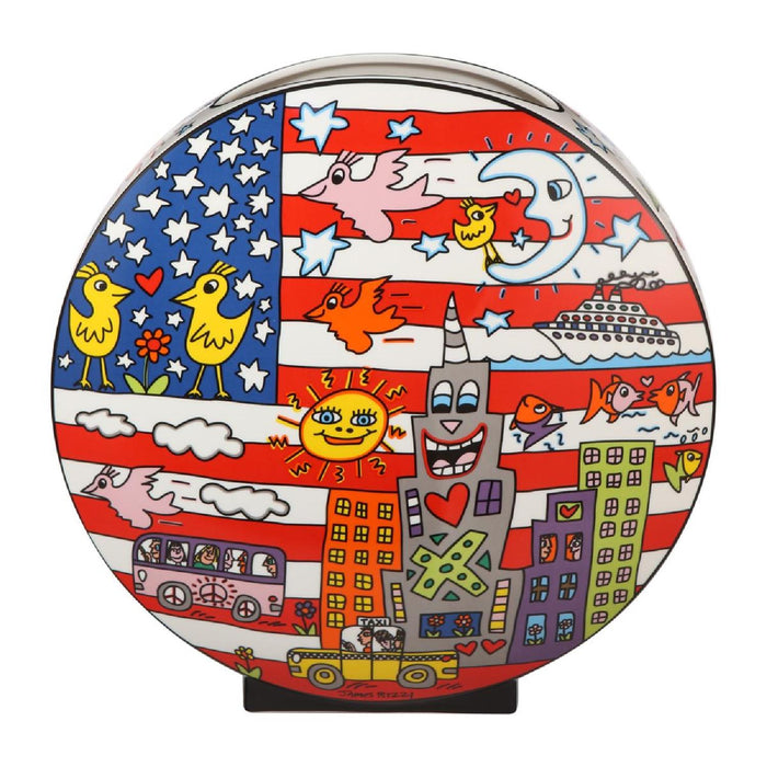Goebel James Rizzi  - Living in the USA - Vase