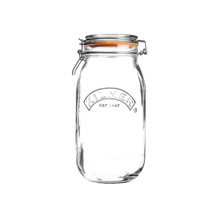 KILNER Rundes Bügelverschluss Glas, 2 Liter
