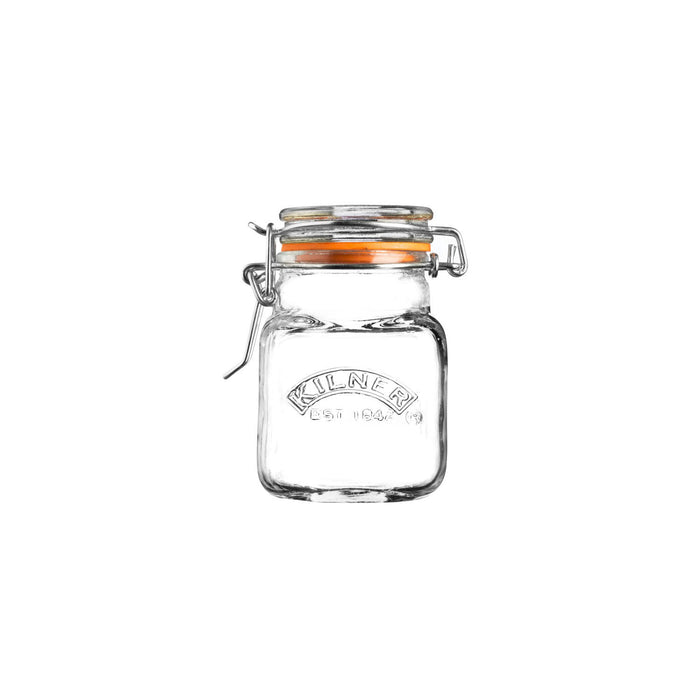 KILNER Quadratisches Gewürzglas mit Bügelverschluss 70 ml