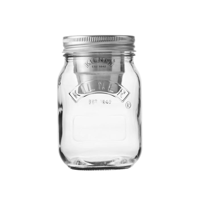 KILNER SNACK ON THE GO Glas mit Edelstahlbehälter, 500 ml