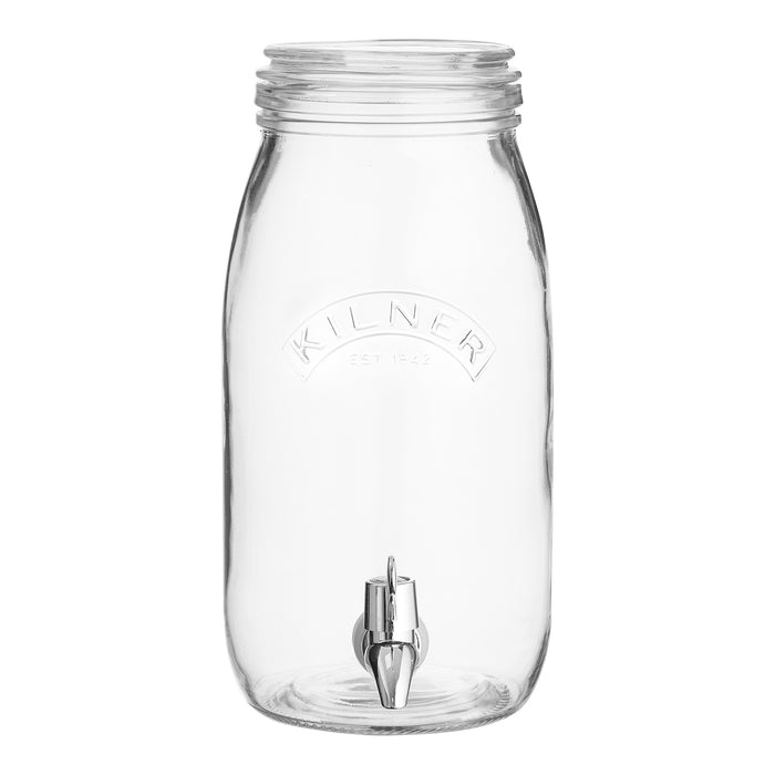 KILNER Getränkespender Einmachglas, 3 Liter