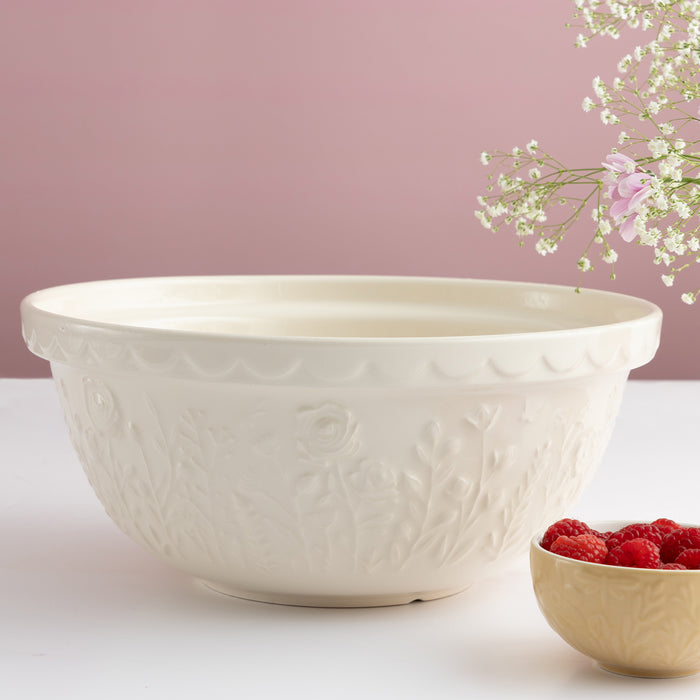 MASON CASH Rührschüssel aus Steingut, Rose, 4 Liter, Ø 29 cm