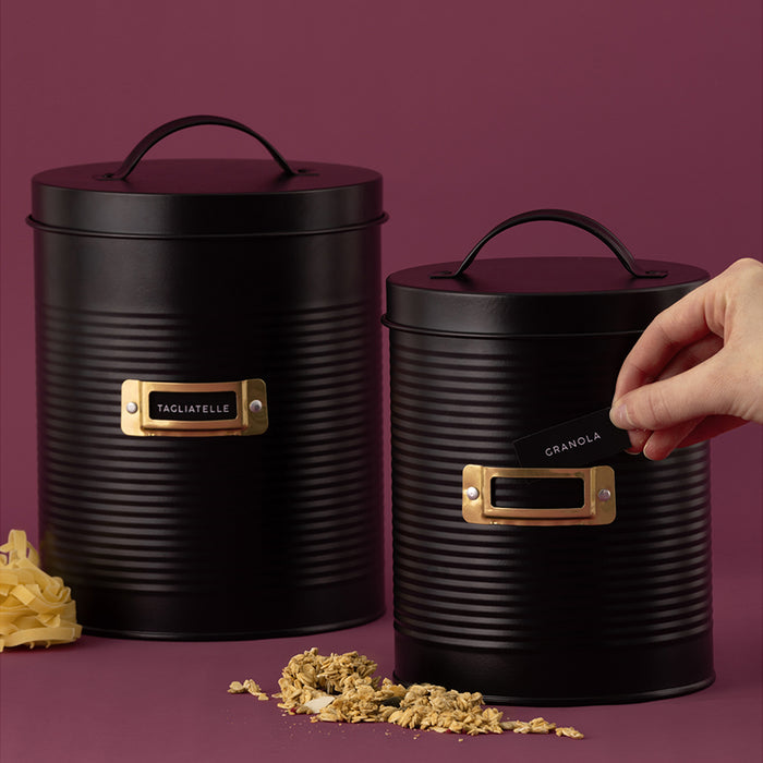 TYPHOON Otto Vorratsbehälter 2er Set, 3,5L + 2,4L, Personalisierbar
