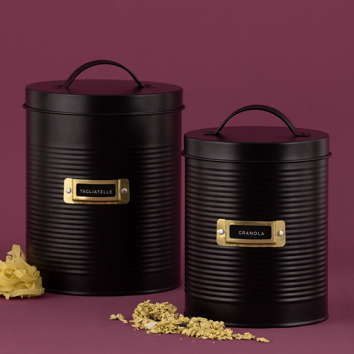 TYPHOON Otto Vorratsbehälter 2er Set, 3,5L + 2,4L, Personalisierbar