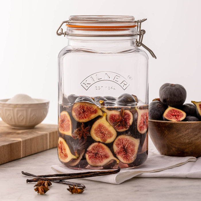 KILNER Bügelverschlussglas 3l qu.