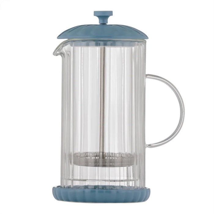 Price & Kensignton "Luxe" French Press Kaffeezubreiter, taubenblau, 1 L