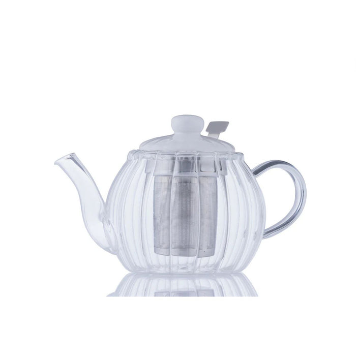 Price & Kensignton Teekanne "Luxe" Glas, weiß, 1 L