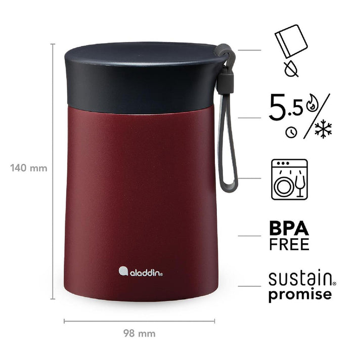 ALADDIN Bistro Lunch-Thermobecher, 0,4L, Burgund