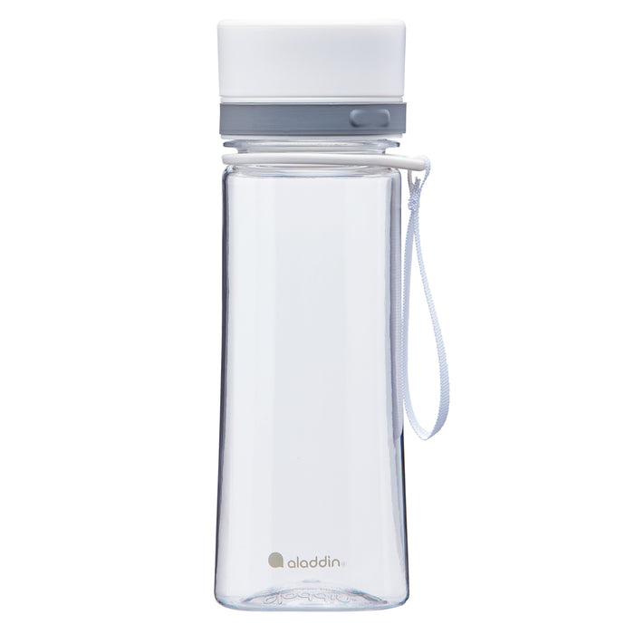 aladdin Aveo Wasserflasche, Clear & White,