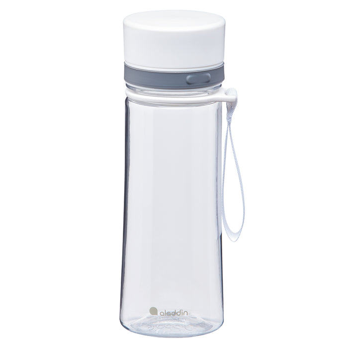 aladdin Aveo Wasserflasche, Clear & White,