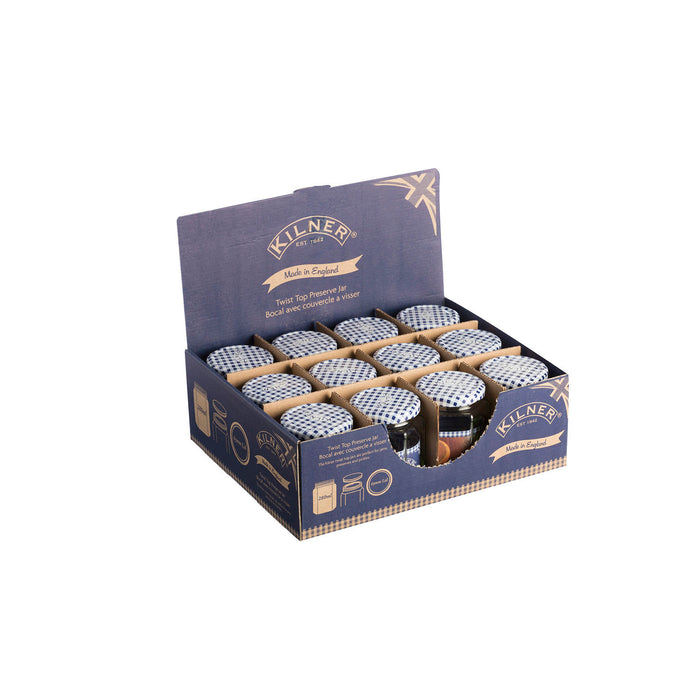 KILNER 6-eckiges Einkochglas mit Drehverschluss Glas, 280 ml