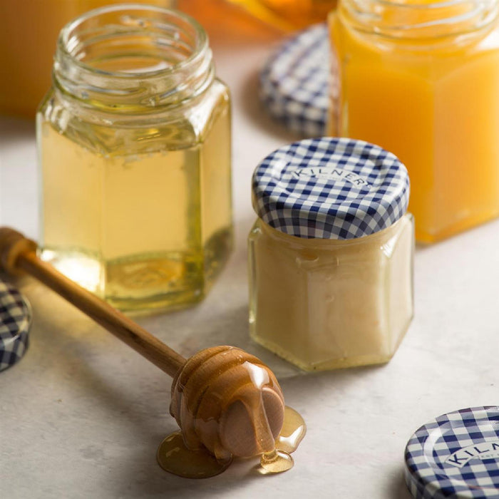 KILNER 6-eckiges Einkochglas mit Drehverschluss Glas, 280 ml