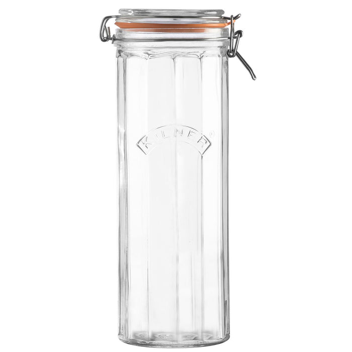 KILNER Facetten-Glas mit Bügelverschluss, 2 Liter