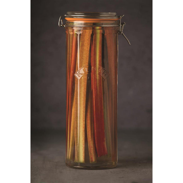 KILNER Facetten-Glas mit Bügelverschluss, 2 Liter
