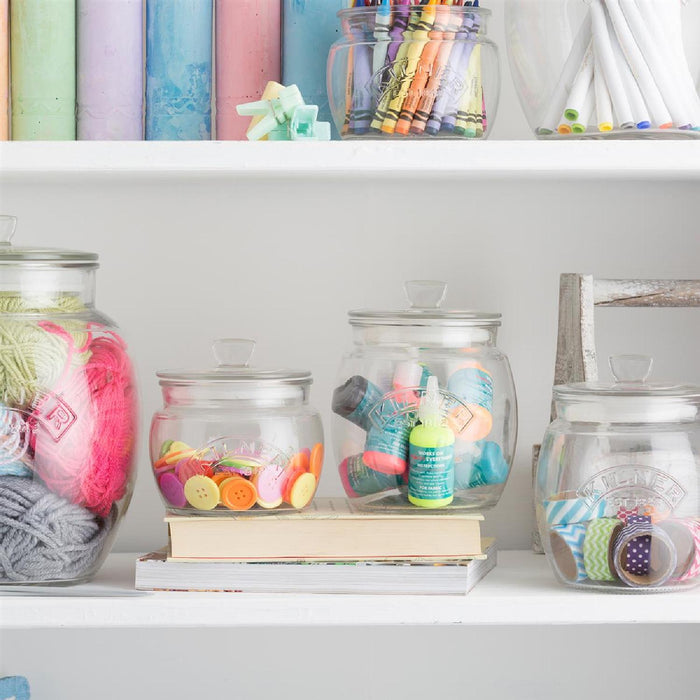 KILNER Universal-Vorratsglas mit luftdichtem Deckel, 2 Liter