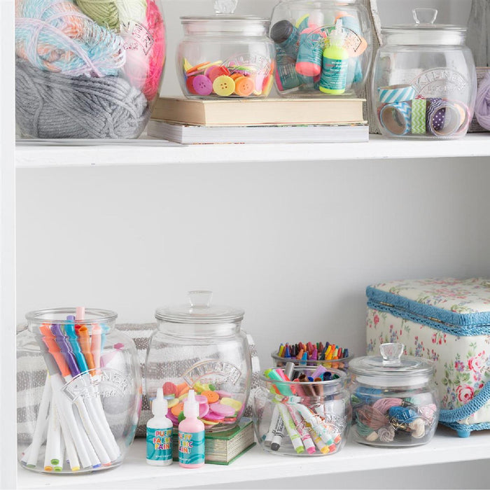 KILNER Universal-Vorratsglas mit luftdichtem Deckel, 0.85 Liter