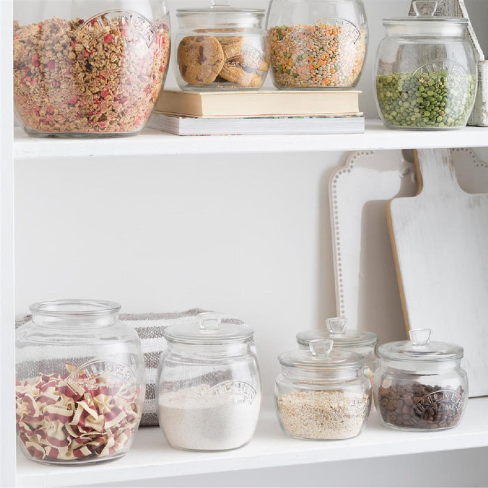 KILNER Universal-Vorratsglas mit luftdichtem Deckel, 0.85 Liter