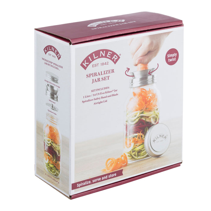 KILNER Spiralizer mit Glas, 1 Liter