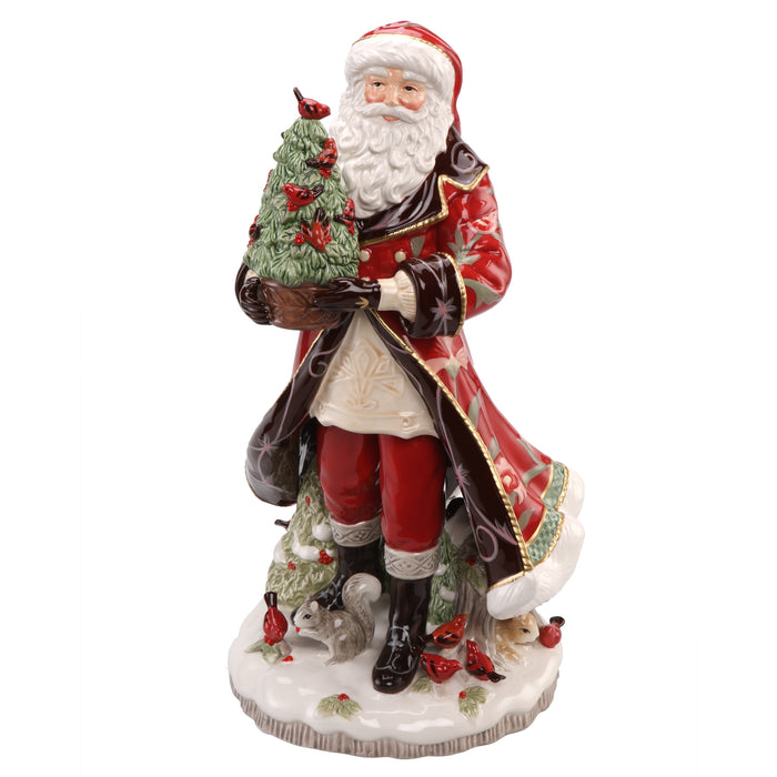Goebel Santa mit Baum Rot Figur