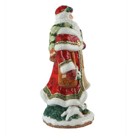 Goebel Fitz & Floyd Christmas Collection Santa mit Geschenk - Figur