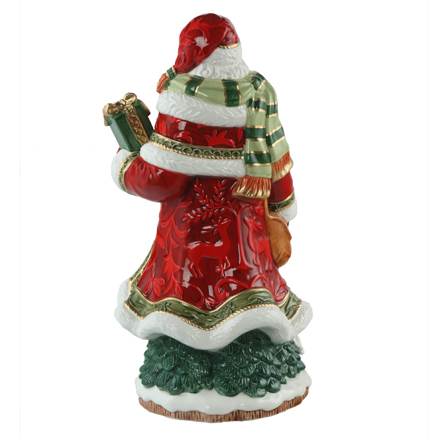 Goebel Fitz & Floyd Christmas Collection Santa mit Geschenk - Figur