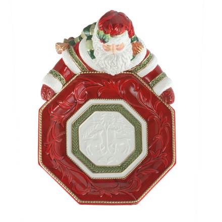 Goebel Fitz & Floyd Christmas Collection Santa präsentiert - Schale