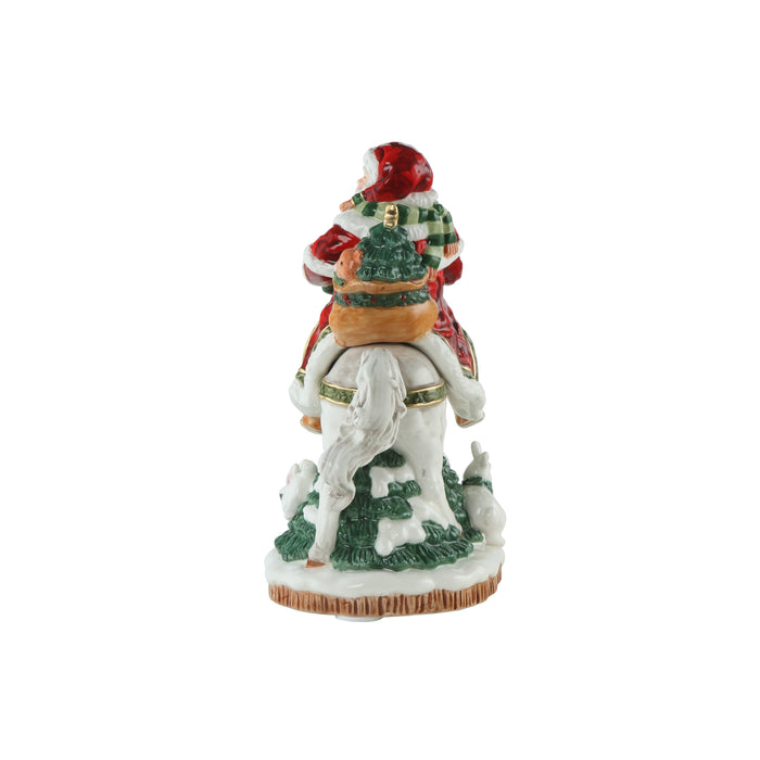 Goebel Santa auf Pferd Figur