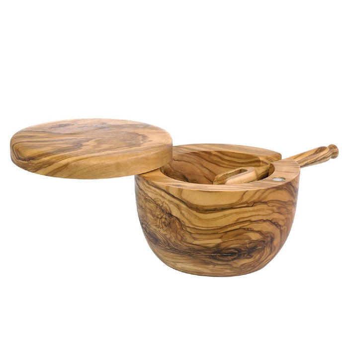 BÉRARD Salzbehälter mit Deckel und Löffel, Ø 11cm