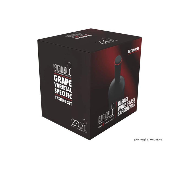 RIEDEL Fatto A Mano Black Tie Tasting Set - Schwarze Bodenplatte