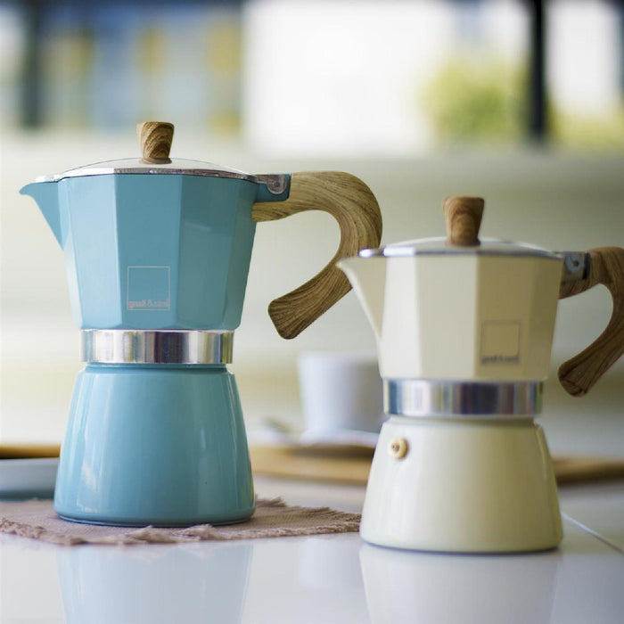 Gnali & Zani Venezia - Espressokocher, blau, 3