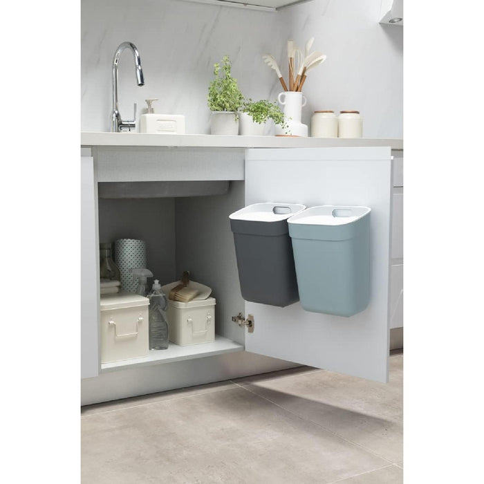 Mülleimer 10l Ready to collect, dunkelgrau