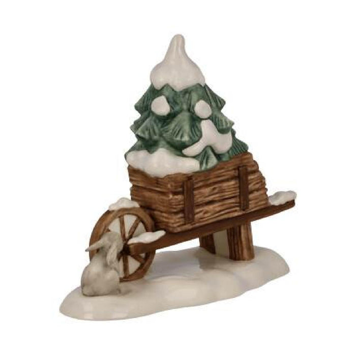 Goebel Winterwald Schubkarre - Figur