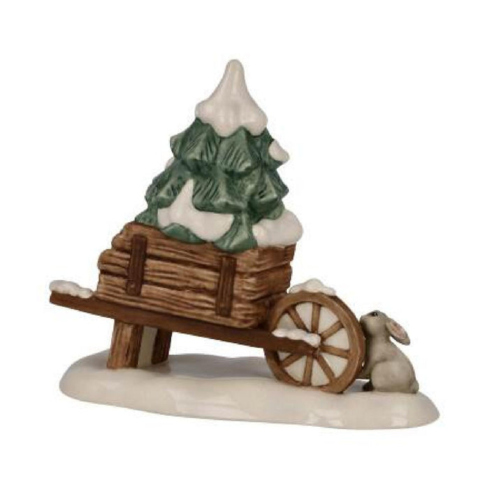 Goebel Winterwald Schubkarre - Figur