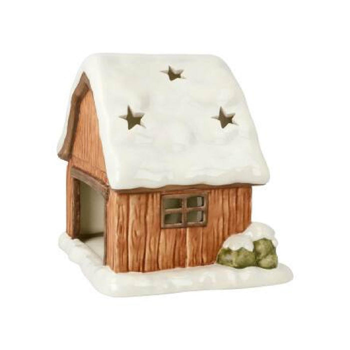 Goebel Winterwald Scheune - Windlicht