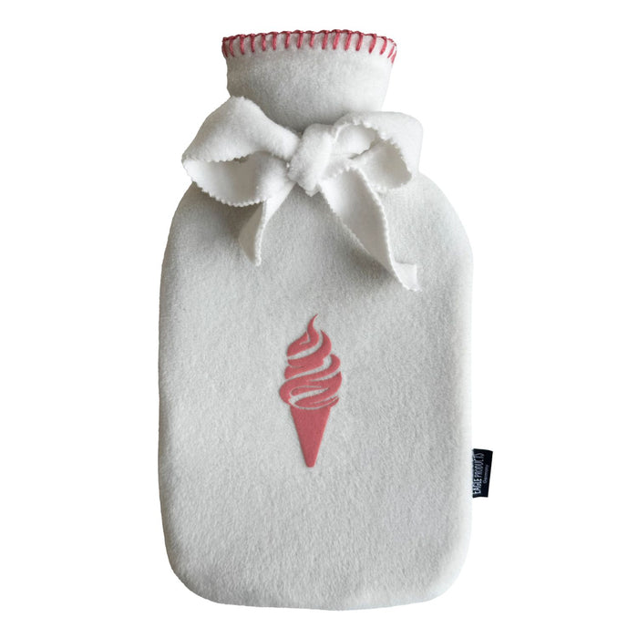 Eagle Products Wärmflasche OLAF , 20x35 cm, wollweiß/ Eis rosa