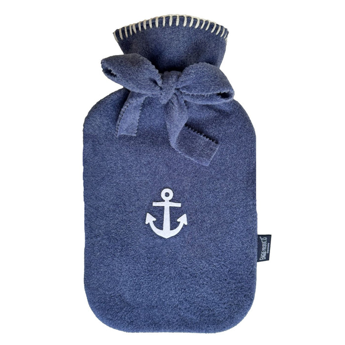 Eagle Products Wärmflasche OLAF , 20x35 cm, denim/ Anker weiß