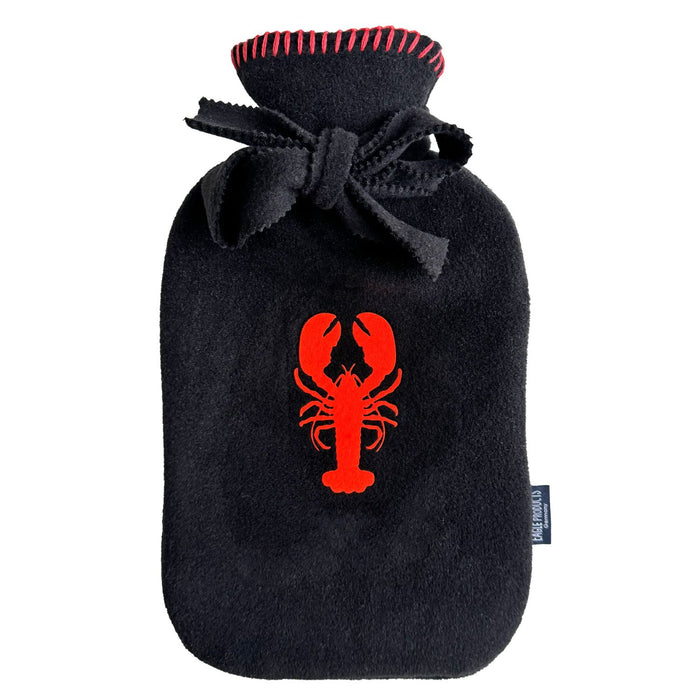 Eagle Products Wärmflasche OLAF , 20x35 cm, schwarz/ Hummer neonorange