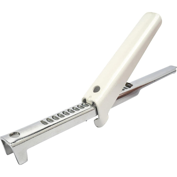 Westmark Schraubdeckelöffner, Flexibel einstellbar, Langer Hebel, Stahl, Vario, Silber/Weiß, 10542270